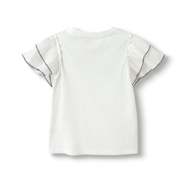 フリルステッチTシャツ