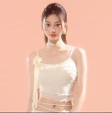フラワーシアーフリルセパレートビキニ